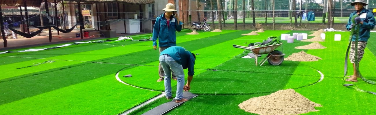 Làm sân cỏ nhân tạo Nghệ An Hà Tĩnh